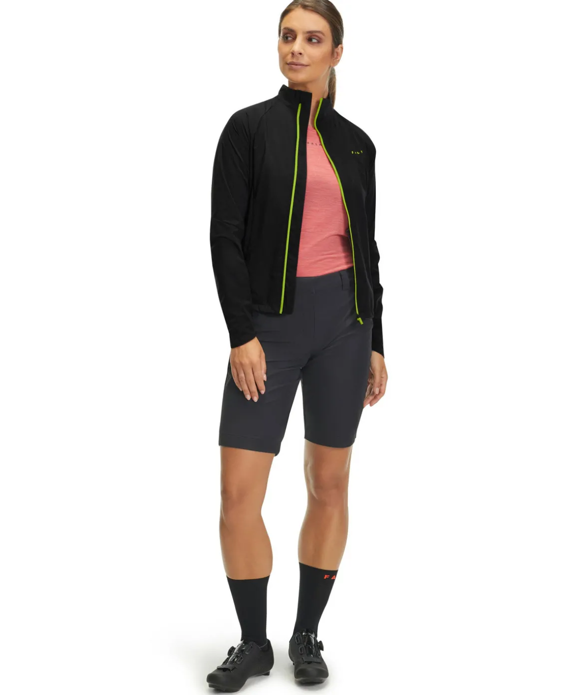 Damen Biking Jacke Stehkragen