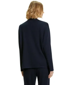 Damen Cardigan Collegekragen