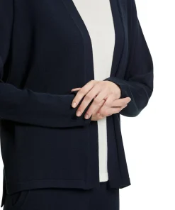 Damen Cardigan Collegekragen