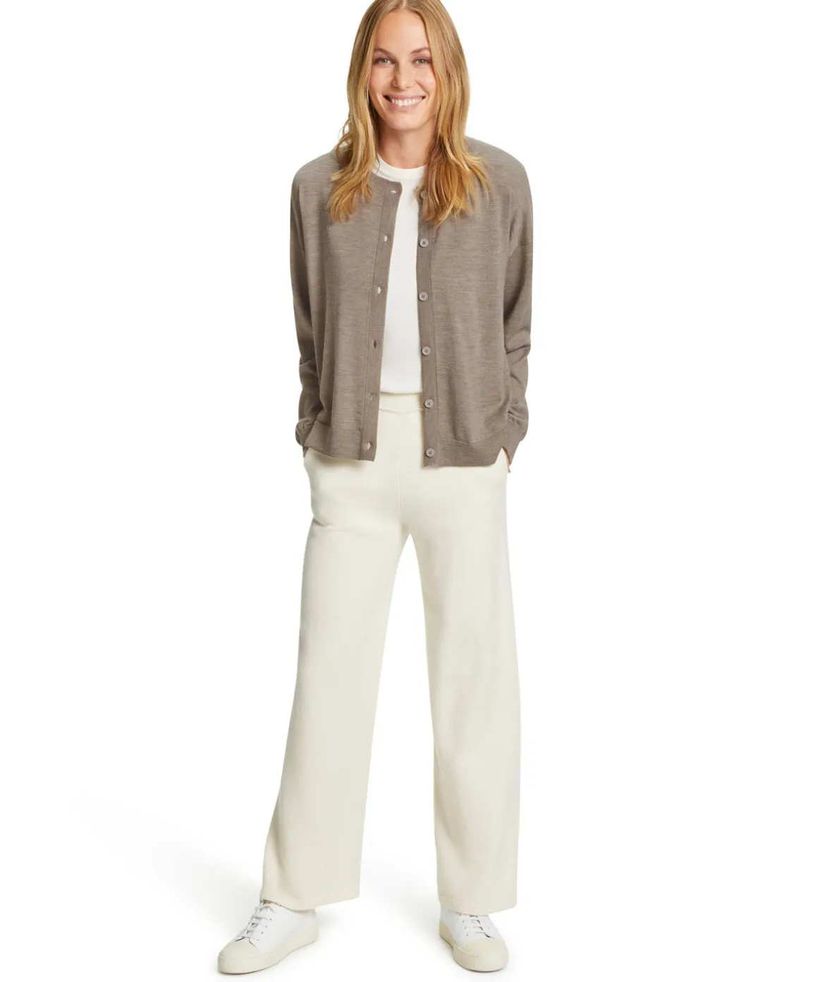 Damen Cardigan Rundhals
