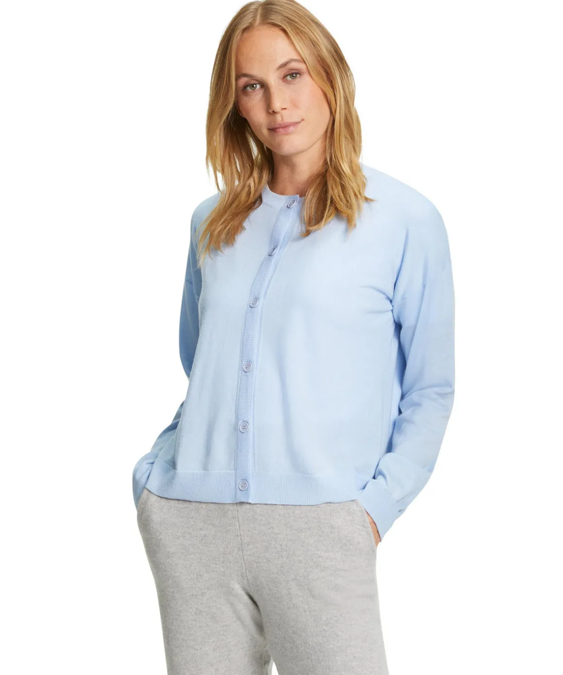 Damen Cardigan Rundhals