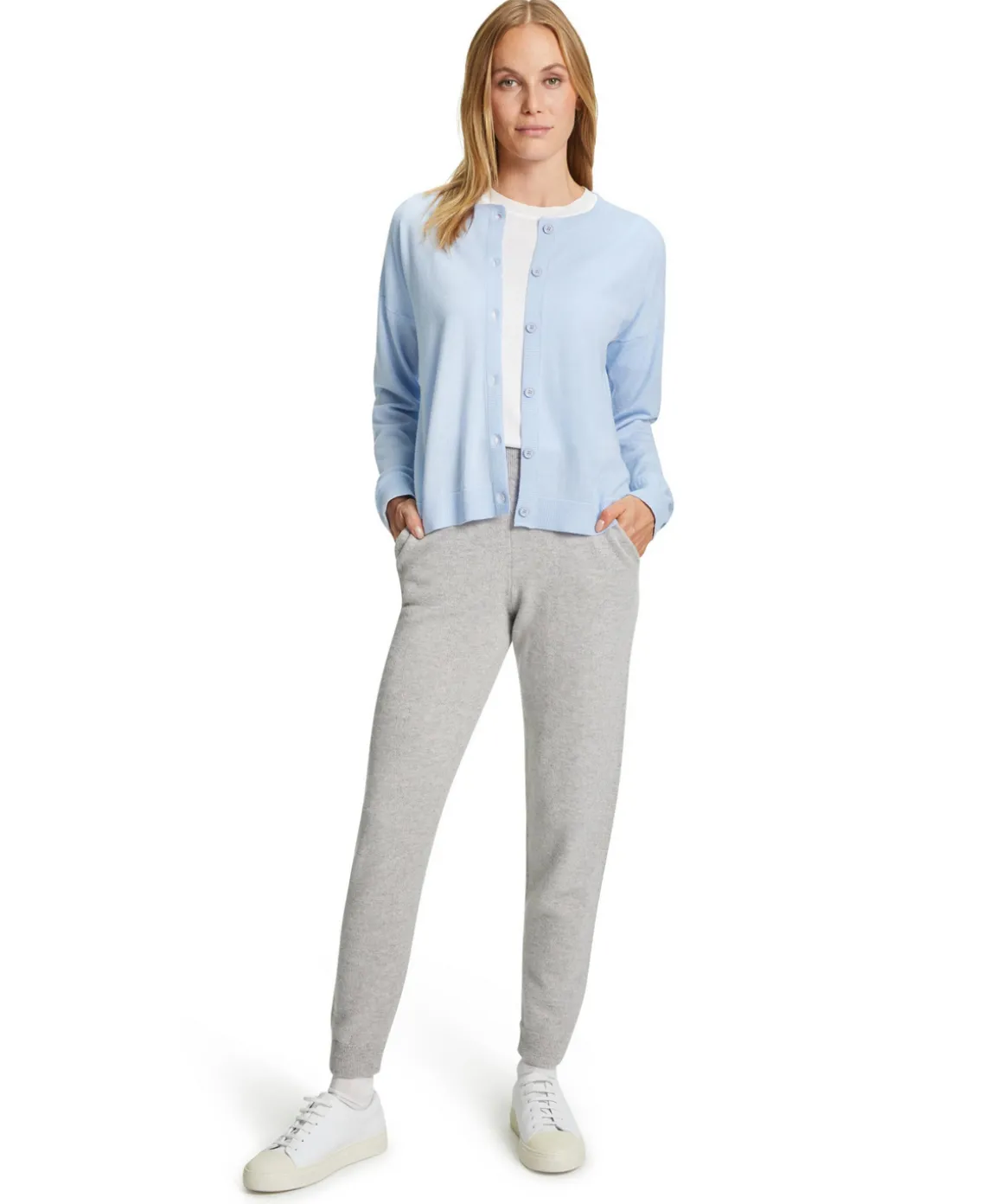 Damen Cardigan Rundhals