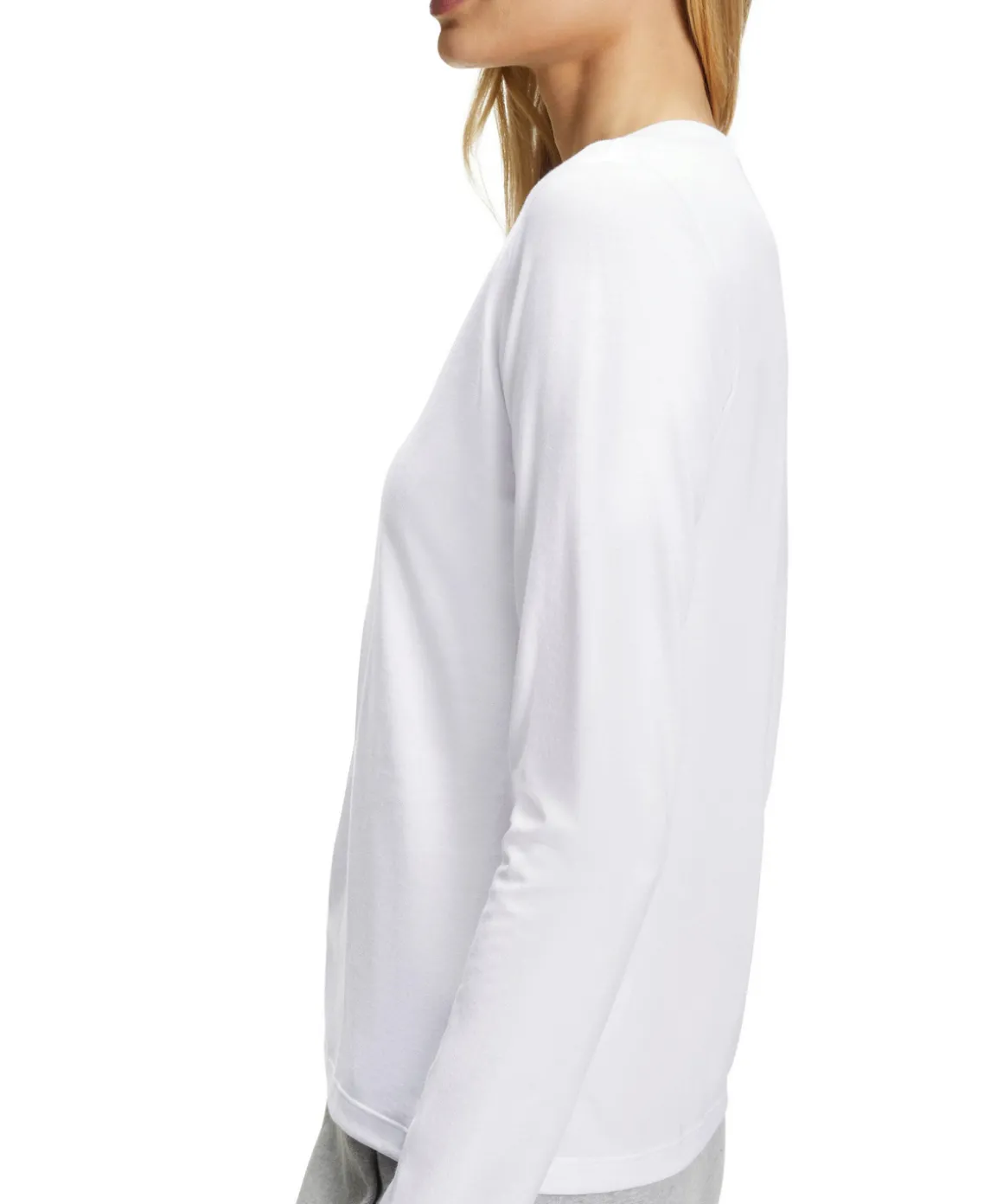 Damen Langarmshirt V-Ausschnitt