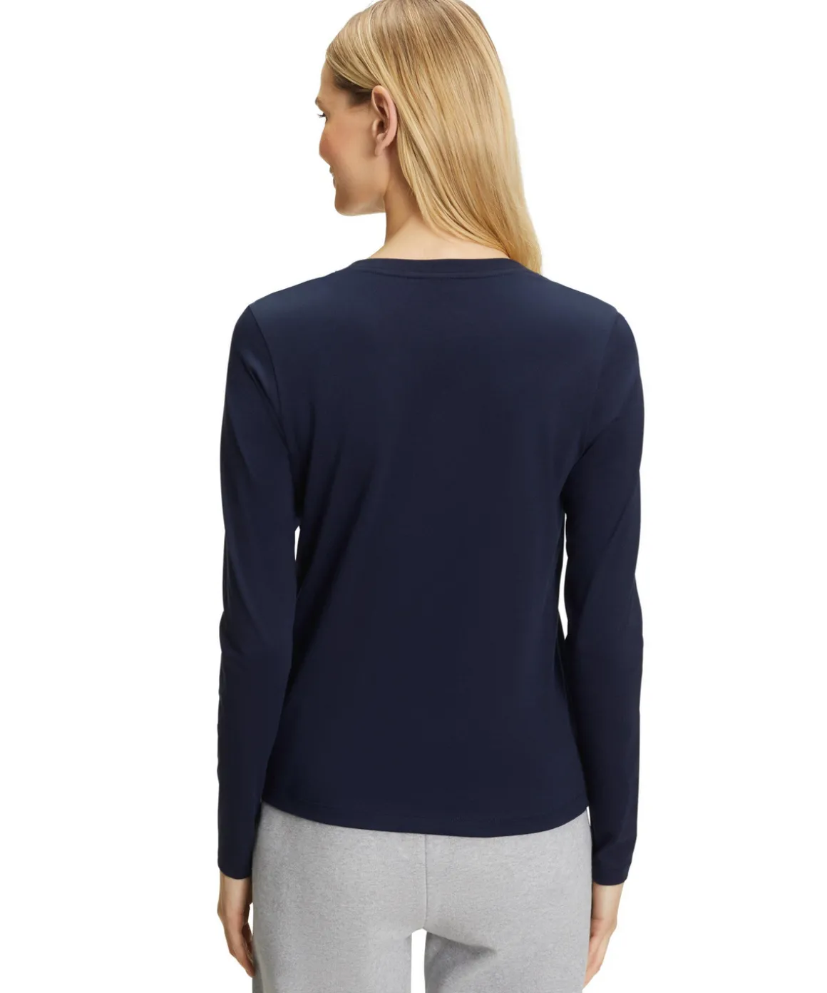 Damen Langarmshirt V-Ausschnitt