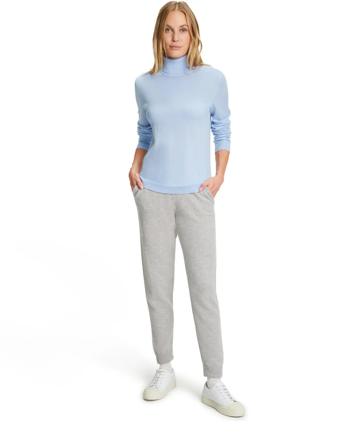 Damen Pullover Rollkragen