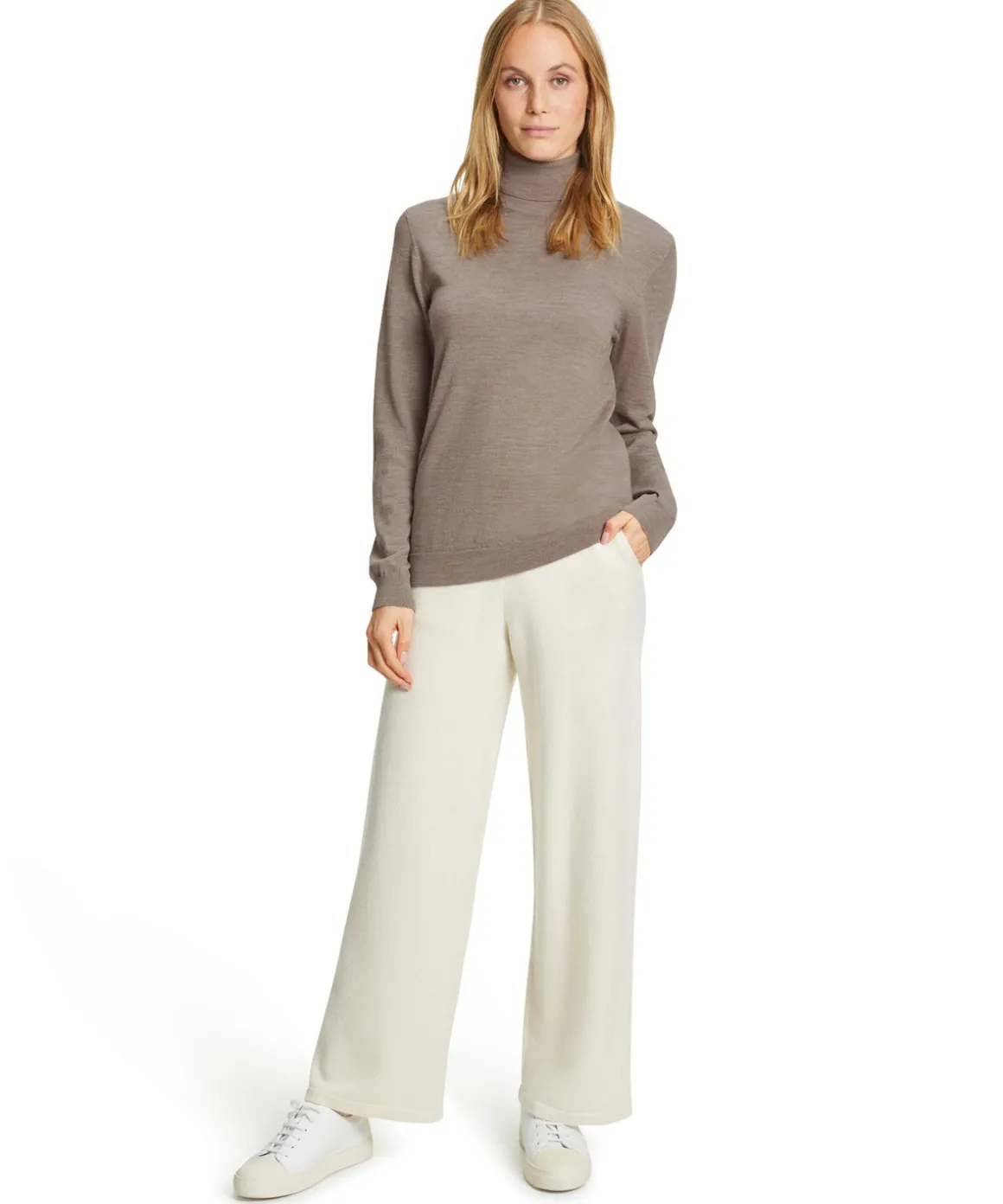 Damen Pullover Rollkragen