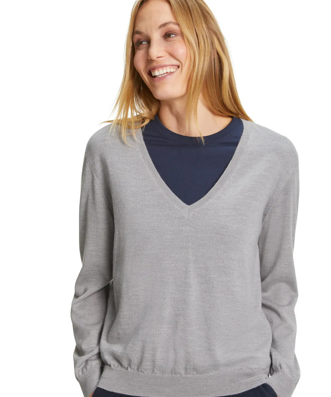 Damen Pullover V-Ausschnitt