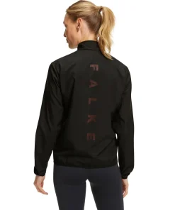 Damen Running Jacke Stehkragen