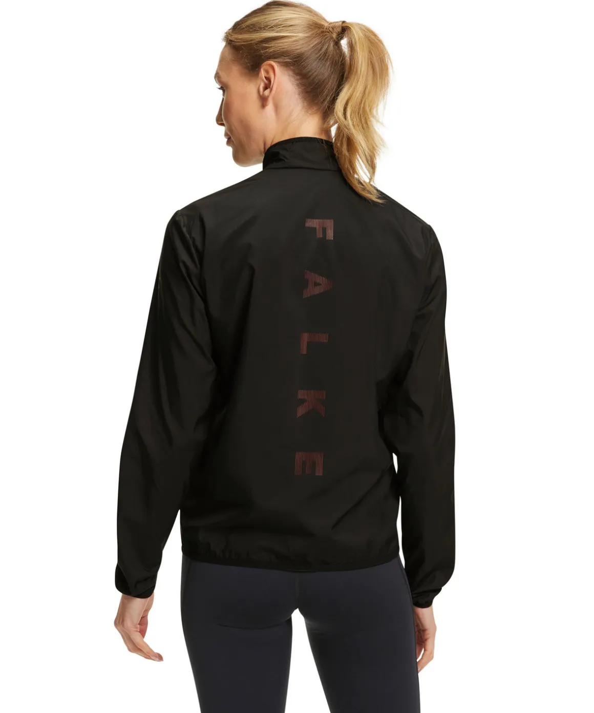 Damen Running Jacke Stehkragen
