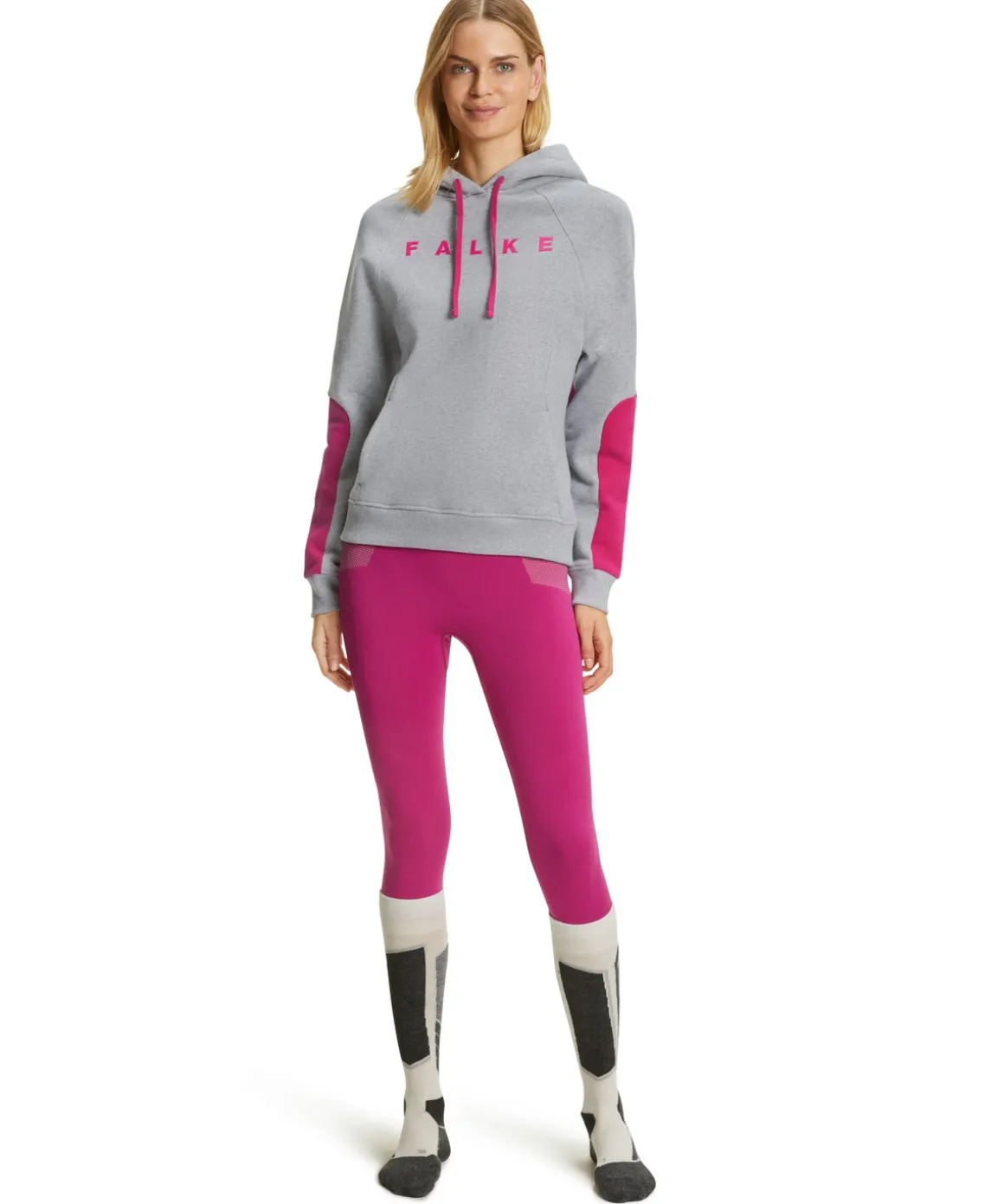 Damen Skiing Pullover Kapuze