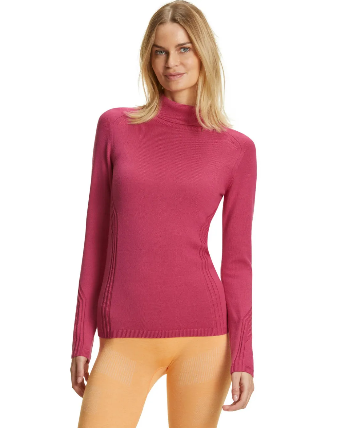 Damen Skiing Pullover Rollkragen