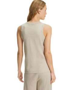 Damen Top Rundhals