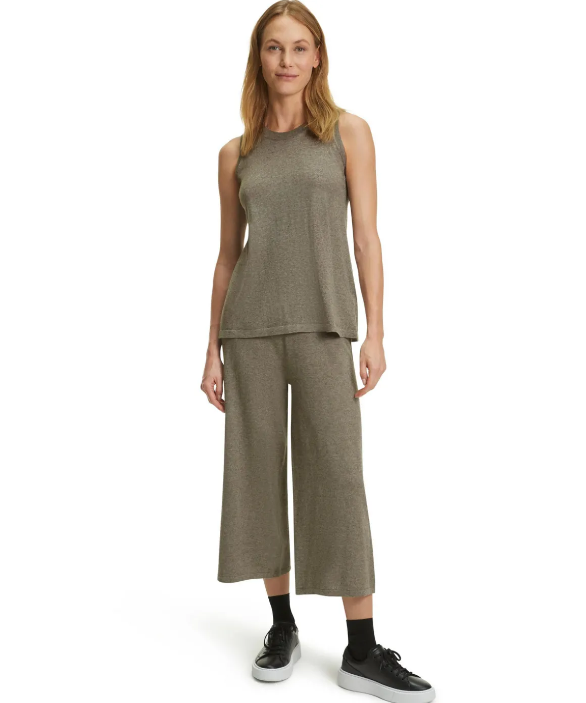 Damen Top Rundhals
