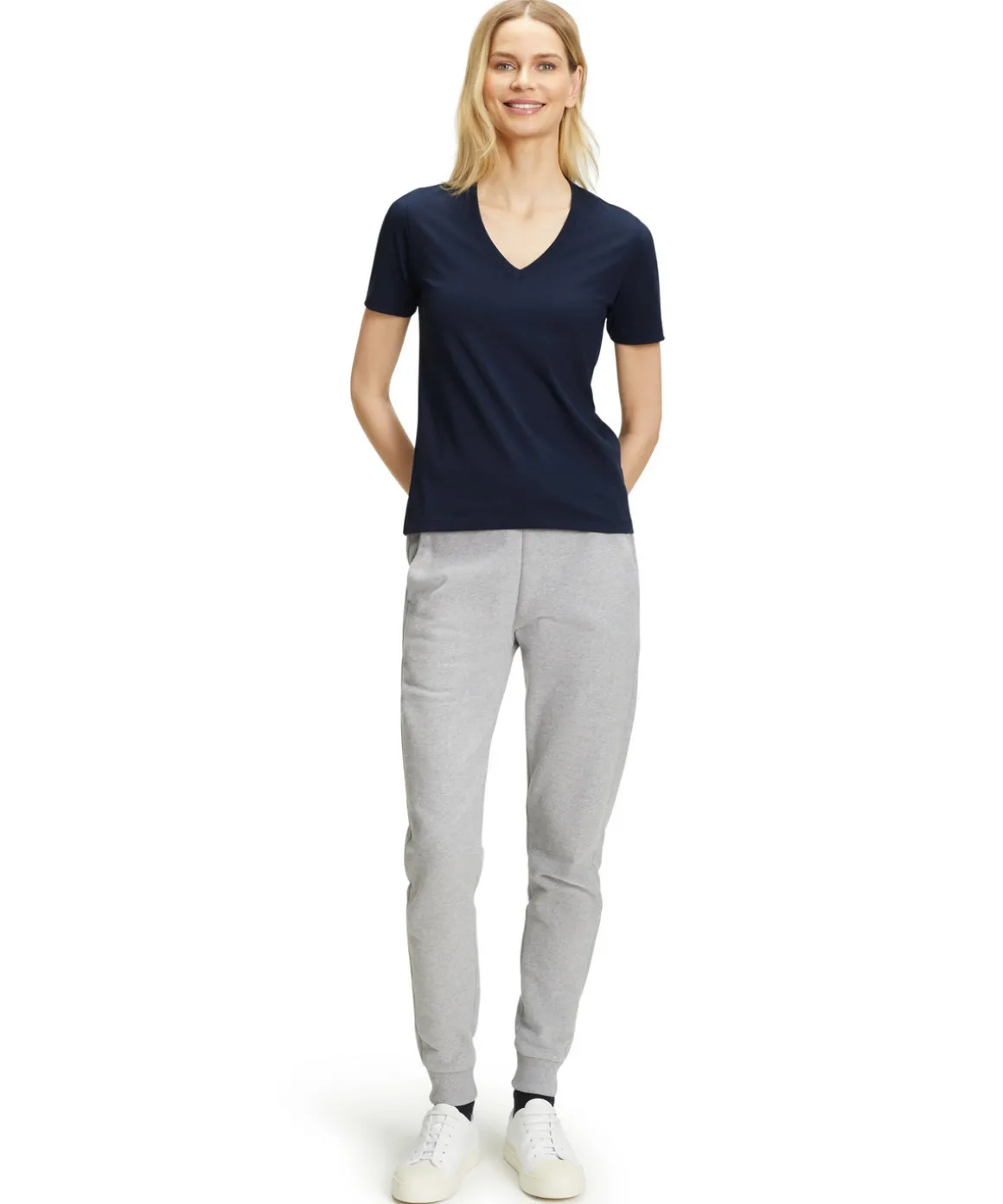 Damen T-Shirt V-Ausschnitt