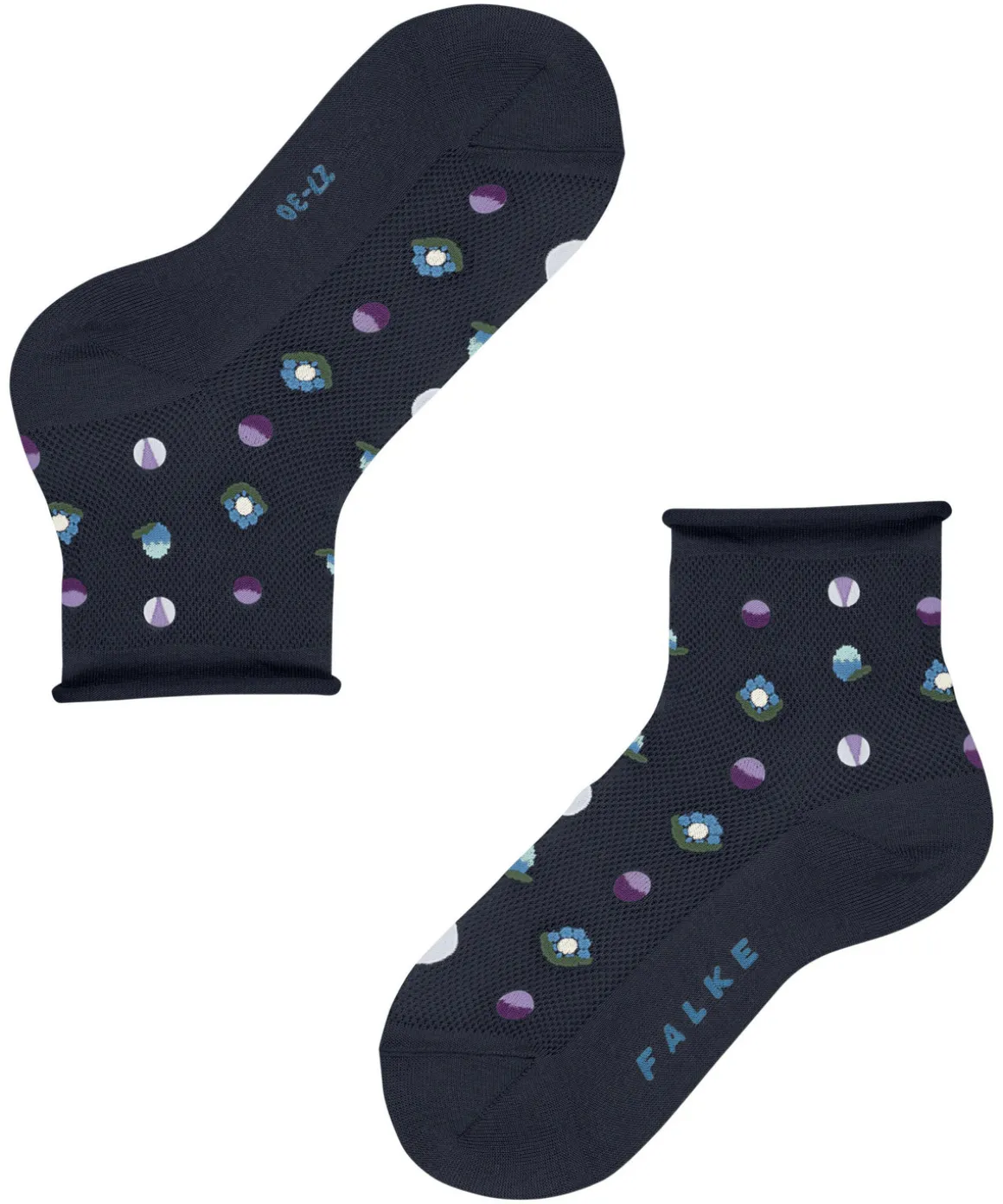 Dotted Flower Kinder Kurzsocken