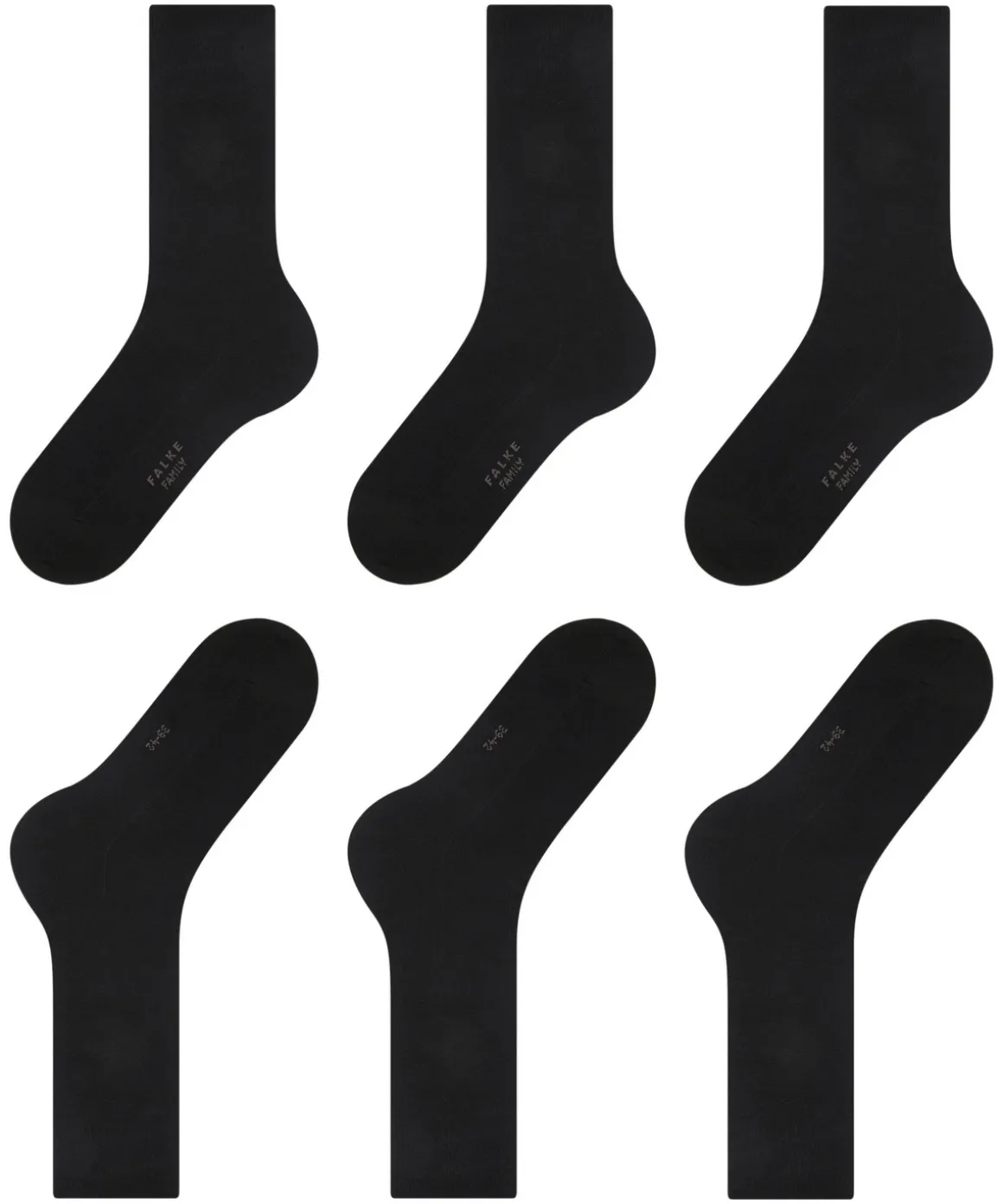 Family 3-Pack Herren Socken