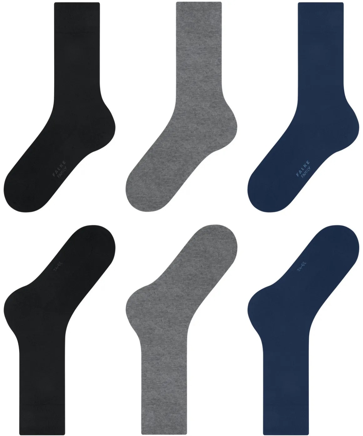 Family 3-Pack Herren Socken