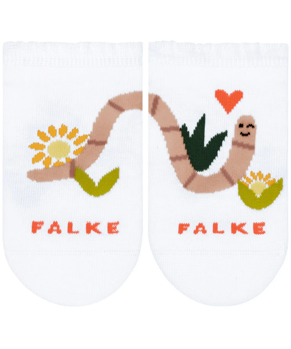 Funny Worm Kinder Sneakersocken