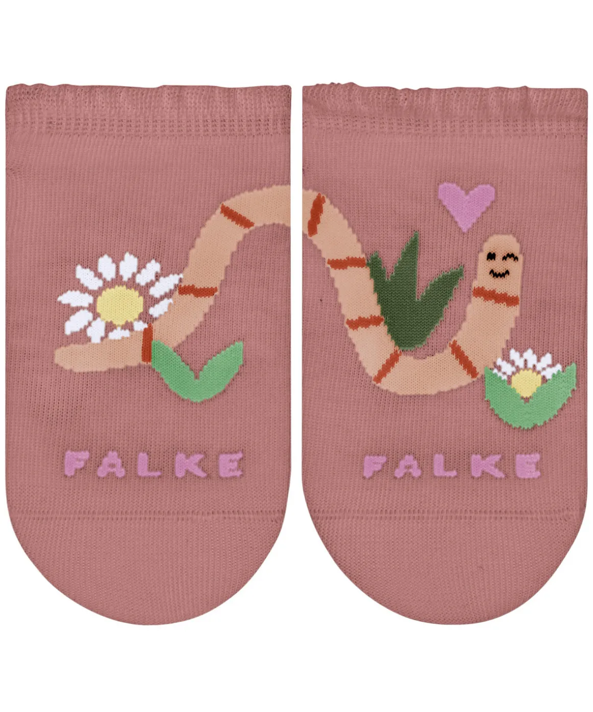 Funny Worm Kinder Sneakersocken