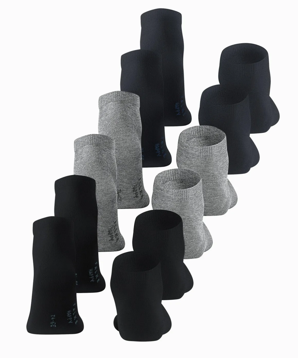 Happy 6-Pack Herren Sneakersocken