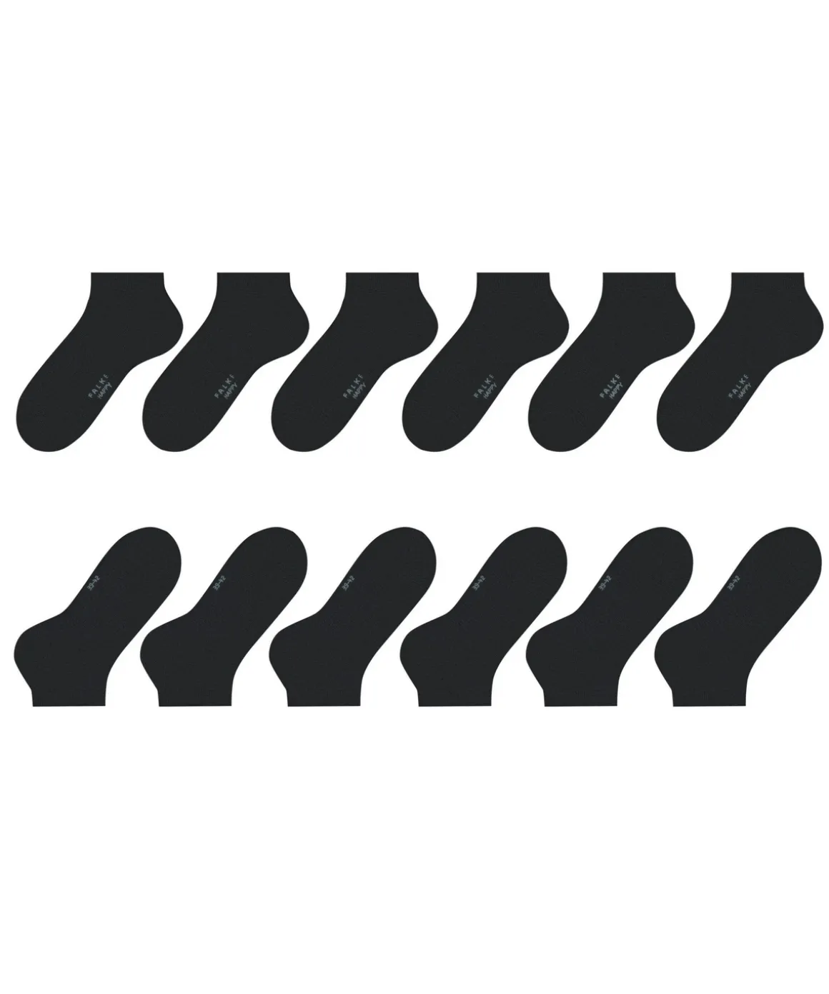 Happy 6-Pack Herren Sneakersocken