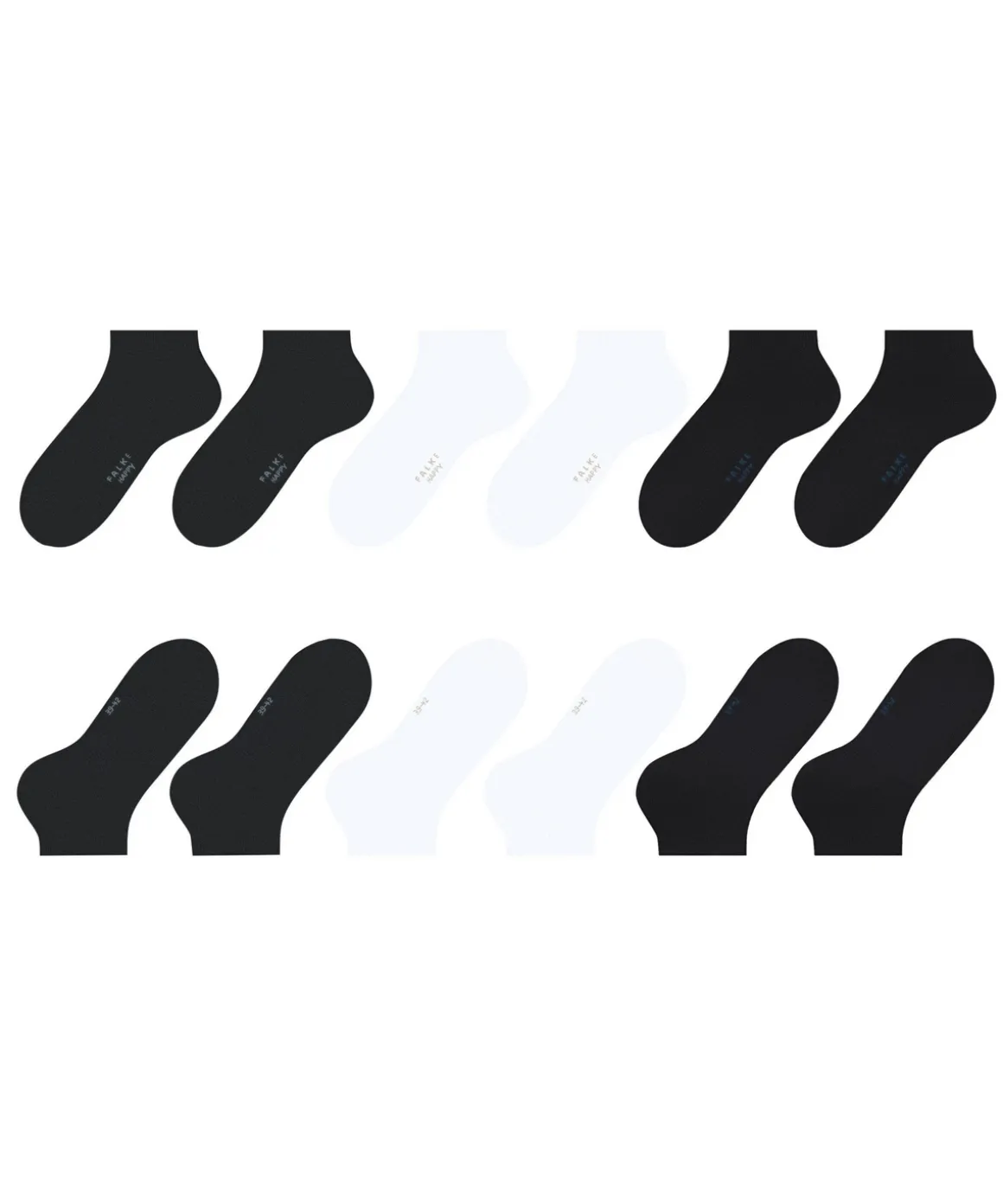 Happy 6-Pack Herren Sneakersocken