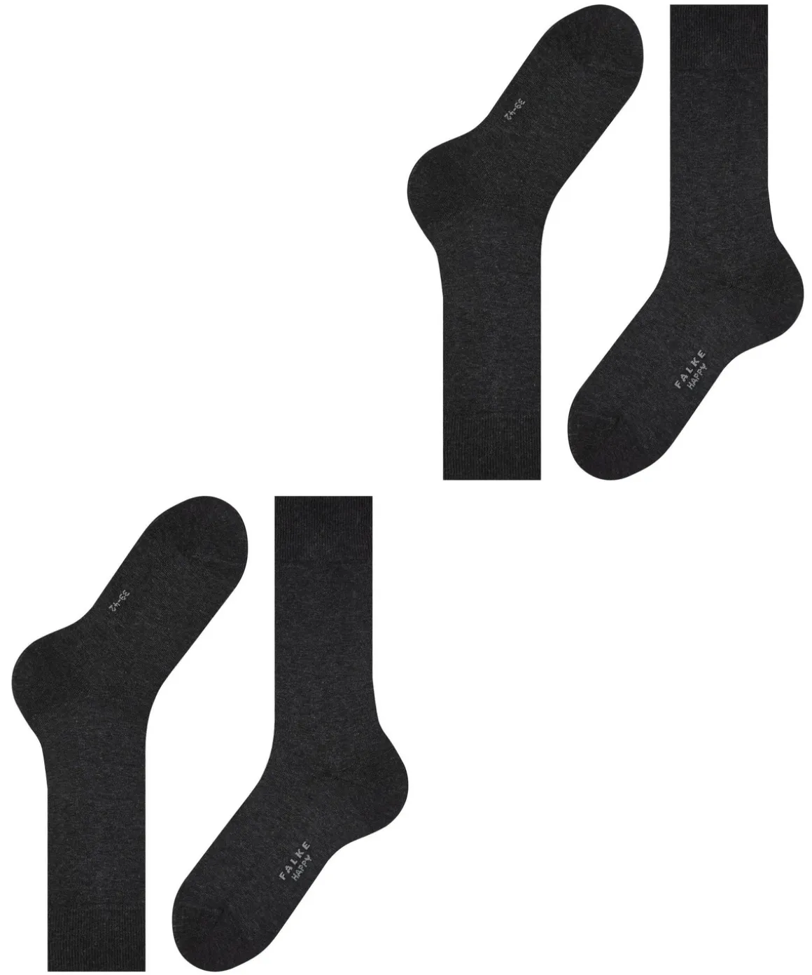 Happy 2-Pack Herren Socken