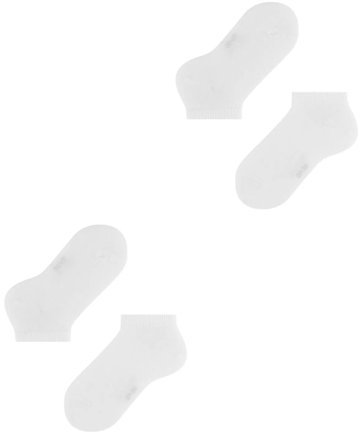 Happy 2-Pack Kinder Sneakersocken