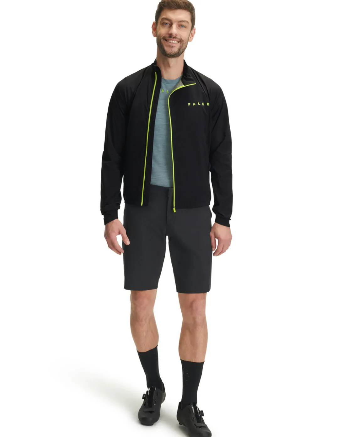 Herren Biking Jacke Stehkragen