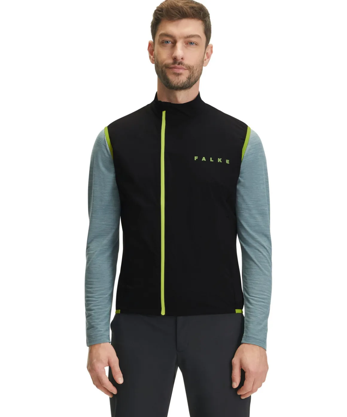 Herren Biking Weste Stehkragen
