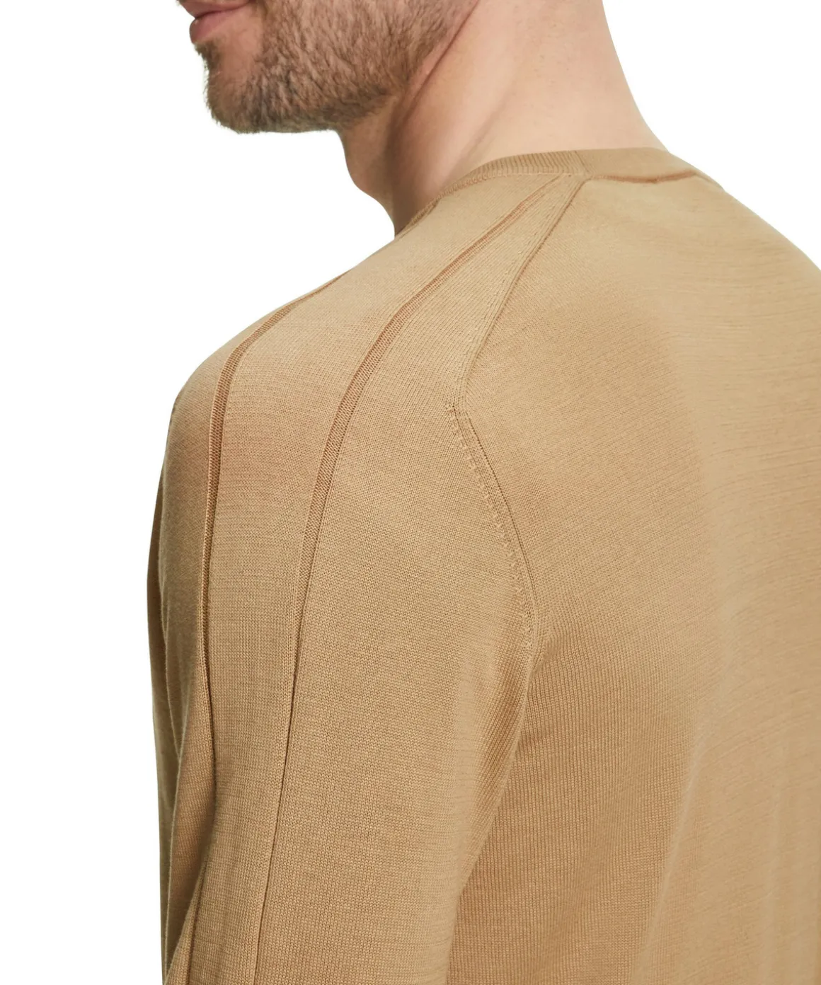 Herren Cardigan Collegekragen