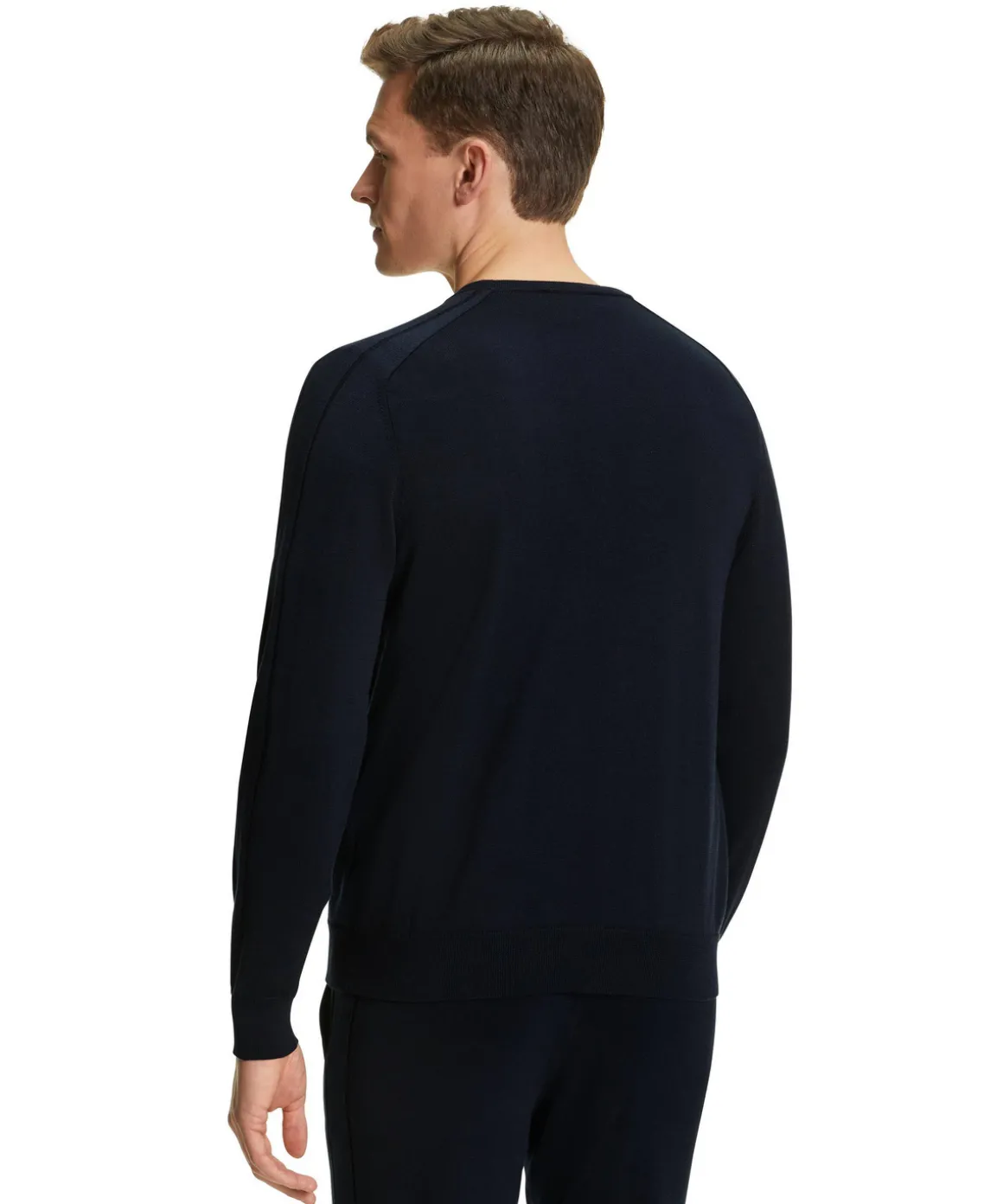Herren Cardigan Collegekragen