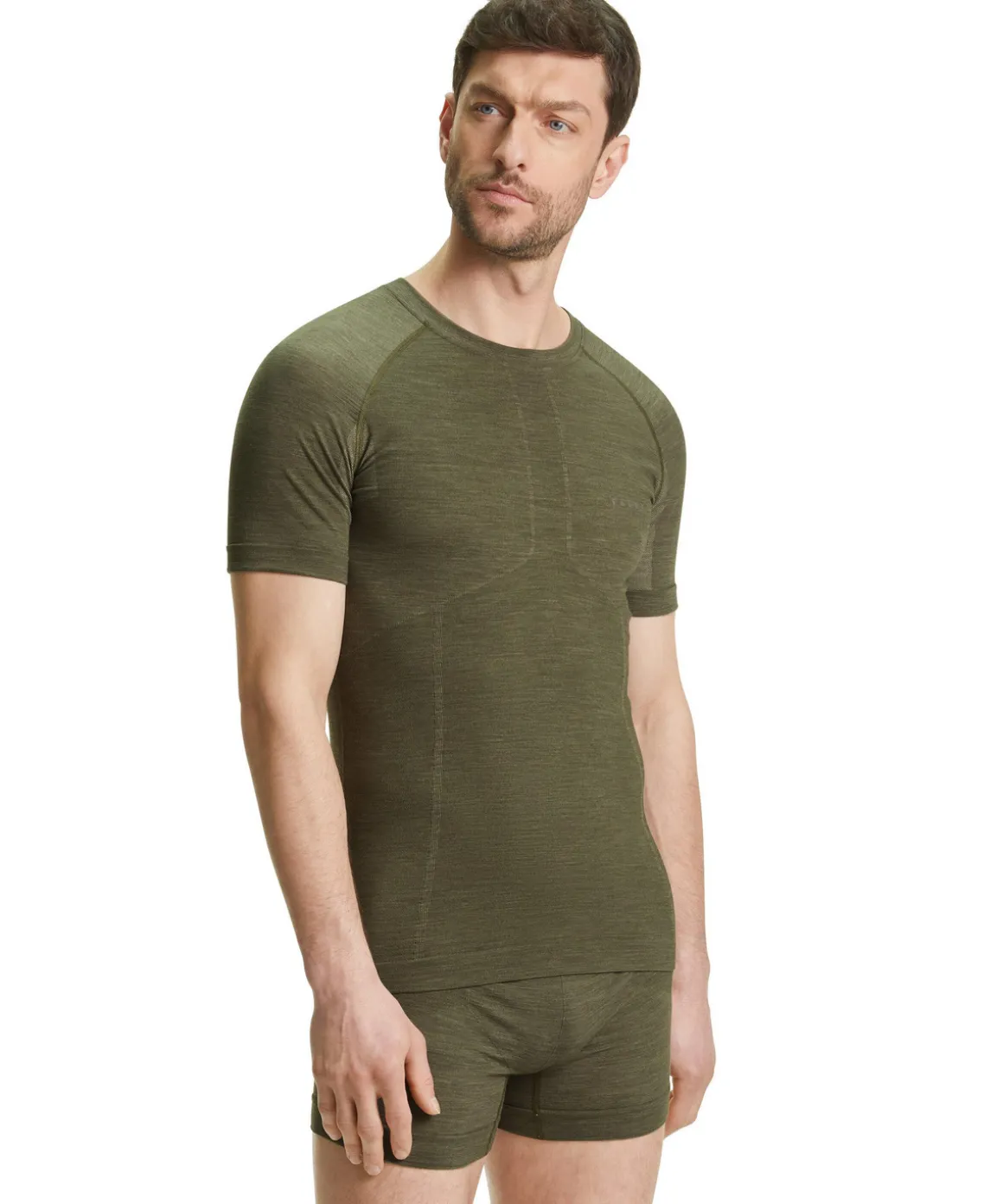 Herren Kurzarmshirt Wool-Tech Light