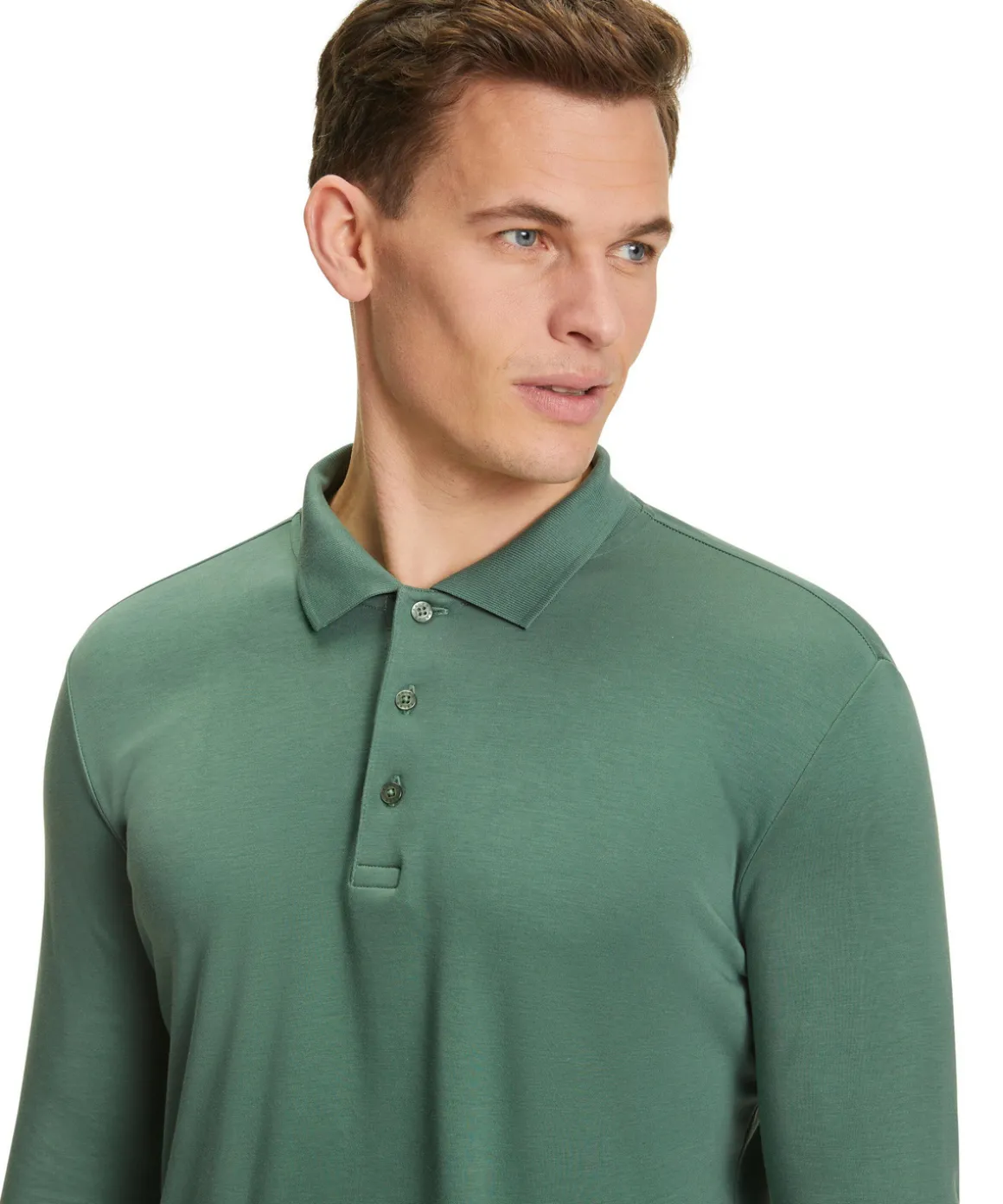 Herren Langarmshirt Polo