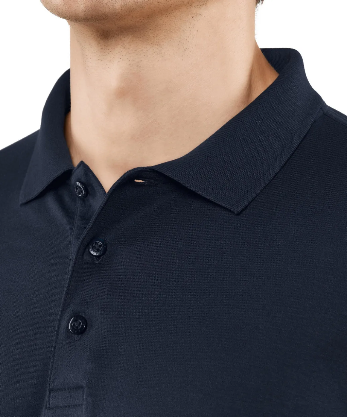 Herren Langarmshirt Polo