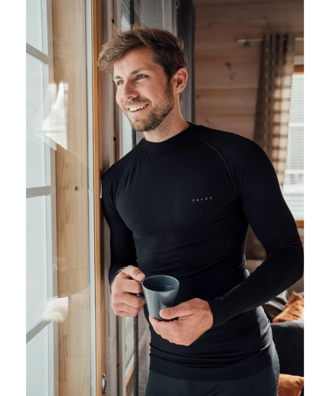 Herren Langarmshirt Warm