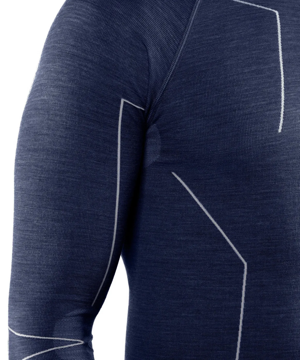 Herren Langarmshirt Wool-Tech