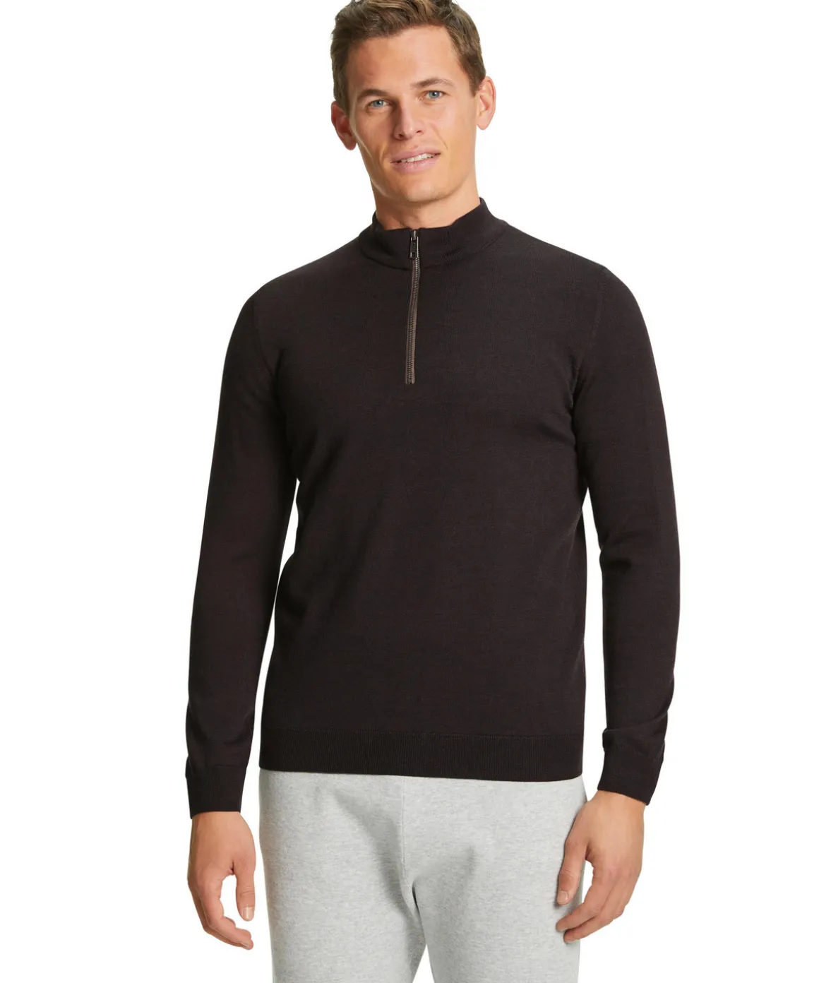 Herren Pullover Stehkragen