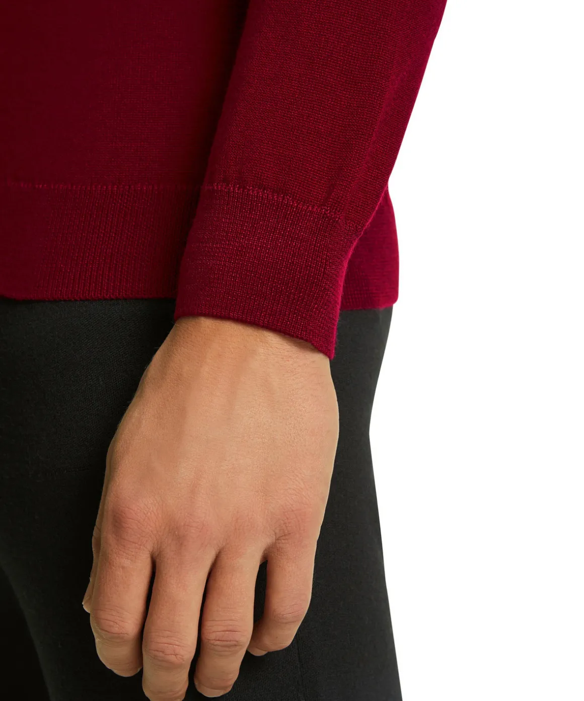Herren Pullover Stehkragen