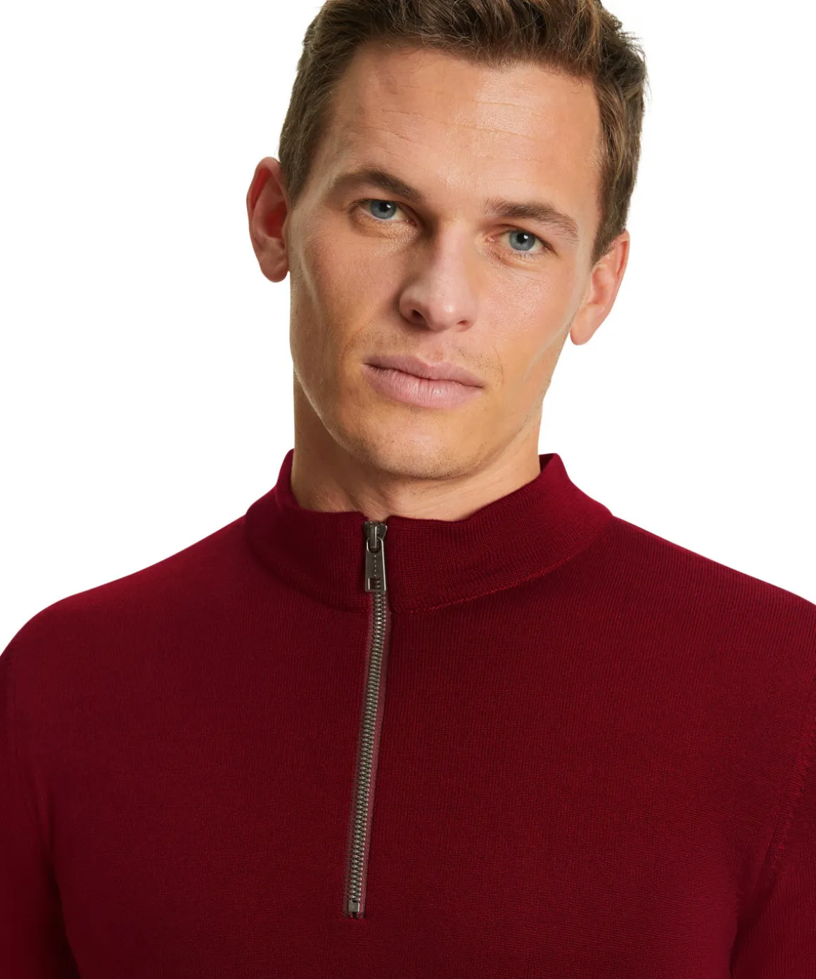 Herren Pullover Stehkragen