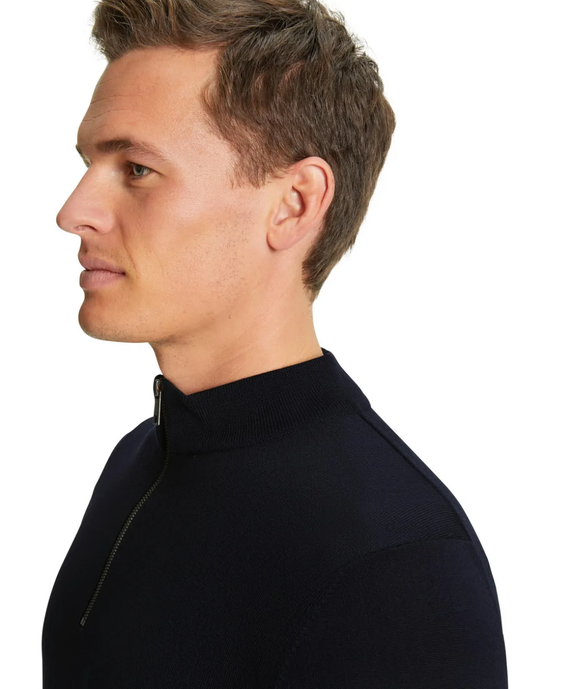 Herren Pullover Stehkragen