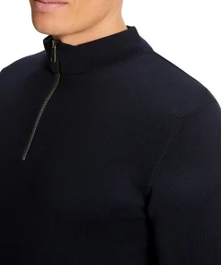 Herren Pullover Stehkragen