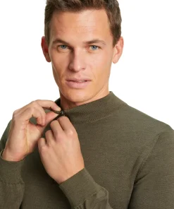 Herren Pullover Stehkragen