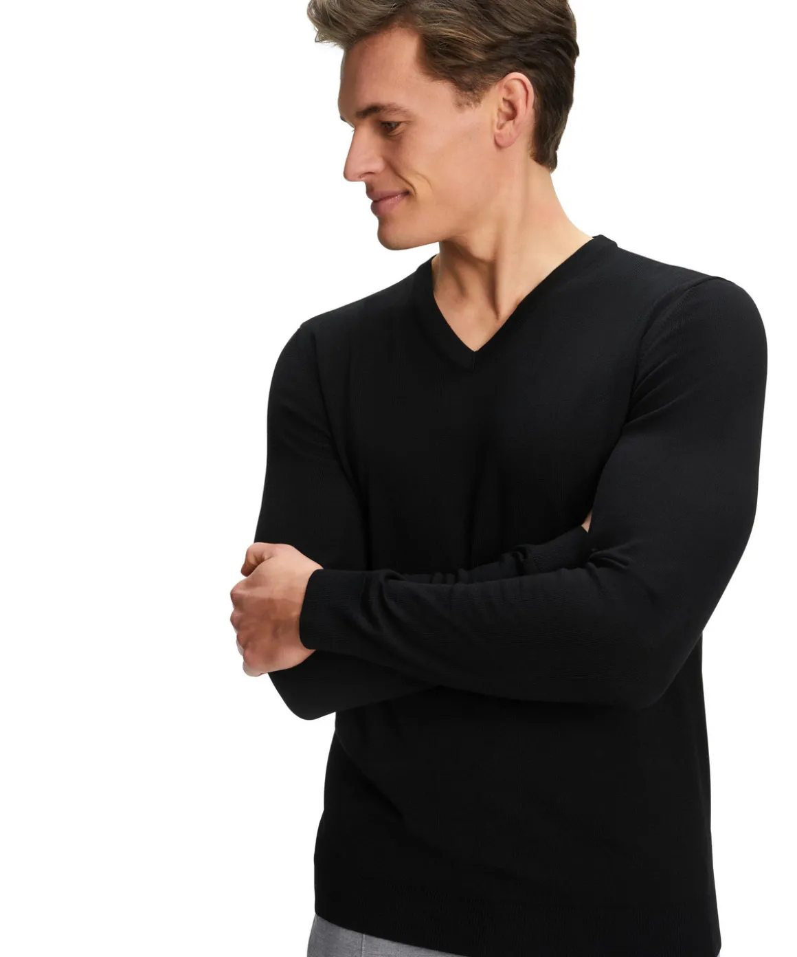 Herren Pullover V-Ausschnitt