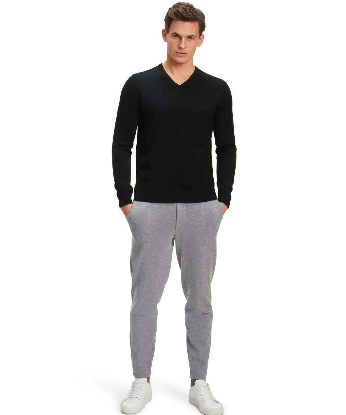Herren Pullover V-Ausschnitt