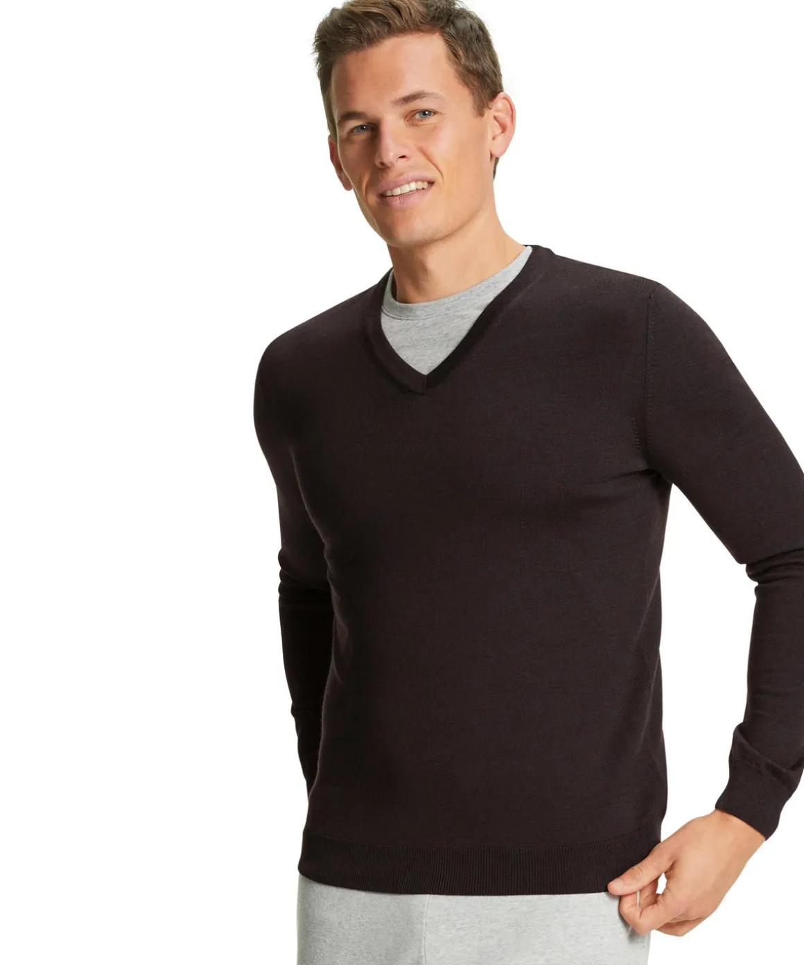 Herren Pullover V-Ausschnitt