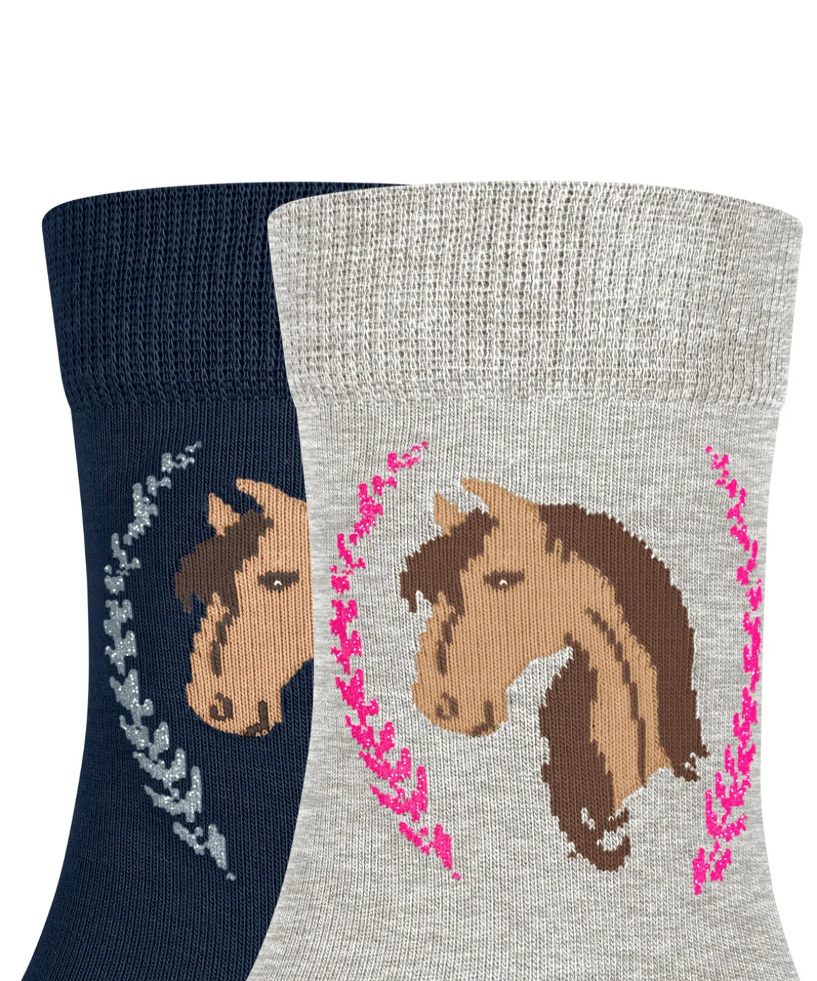 Horse 2-Pack Kinder Socken