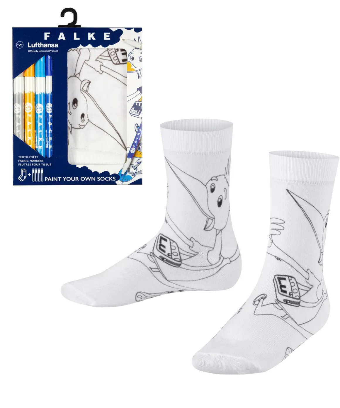 Paint Set Lufthansa Kinder Socken
