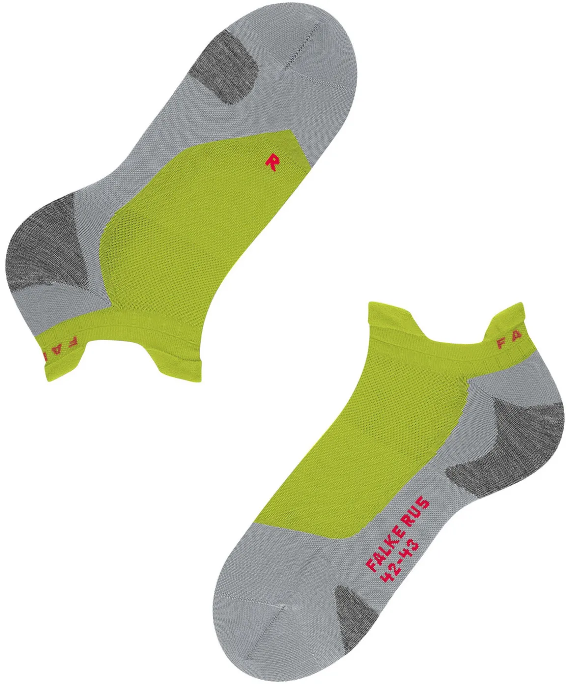Ru5 Race Invisible Herren Running Füßlinge