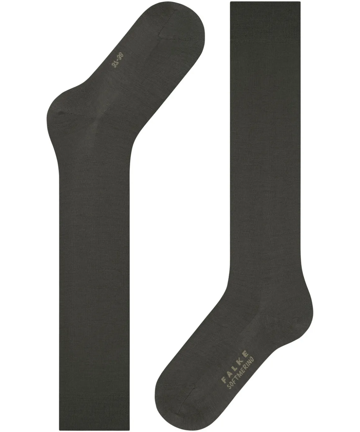 Softmerino Damen Kniestrümpfe